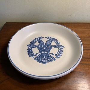 Vintage Pfaltzgraff Yorktowne Distlefink Ceramic Pie Plate